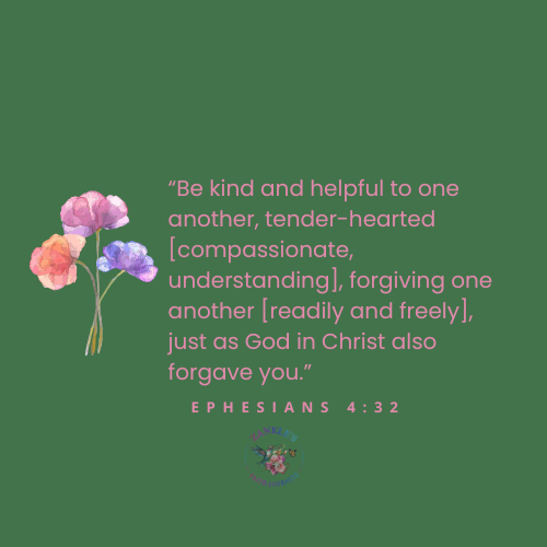 Ephesians 4:32 scripture about extending grace in relationships and friendships