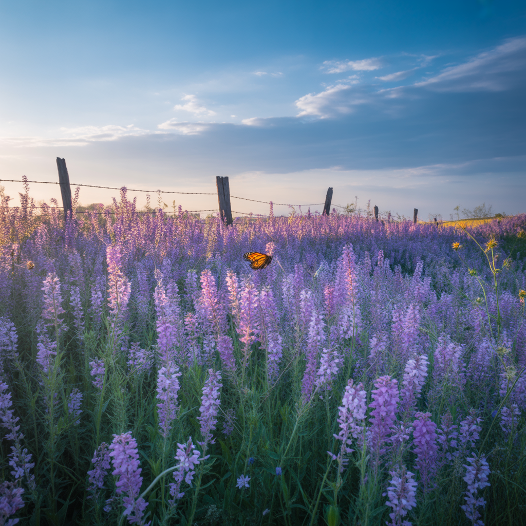 Delicate wildflowers blooming in a sunlit field, symbolizing God’s tender care for our frame