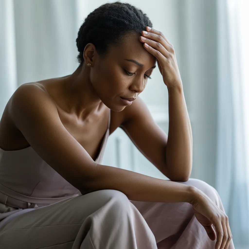 A dimly lit, quiet scene conveying exhaustion and stillness — a visual reminder that burnout doesn't always look like crisis. Sometimes it just looks like tired.